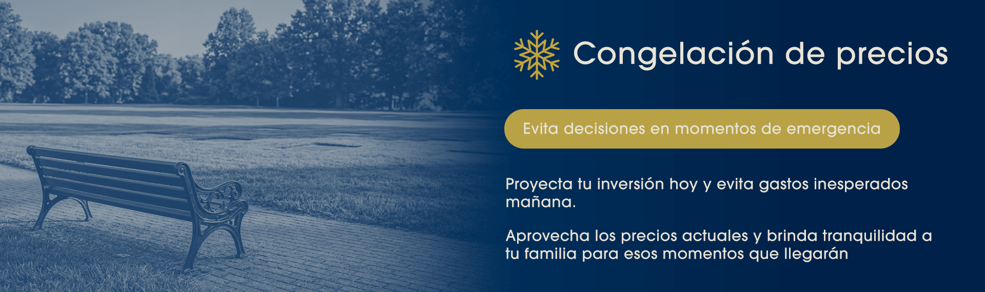 Bosque Santo - Congelación de precios