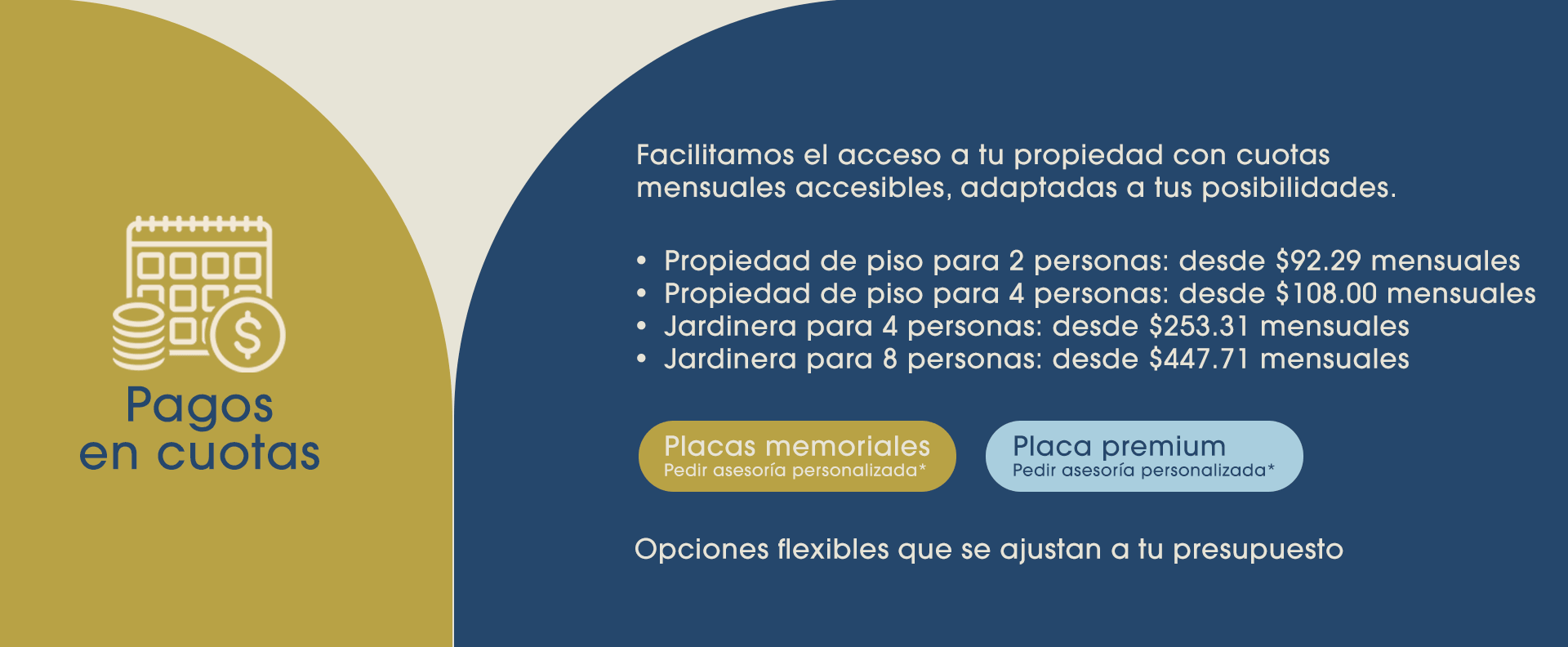 Bosque Santo - Pagos en cuotas